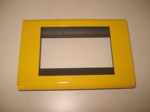 Placca gialla bticino living - gialla,